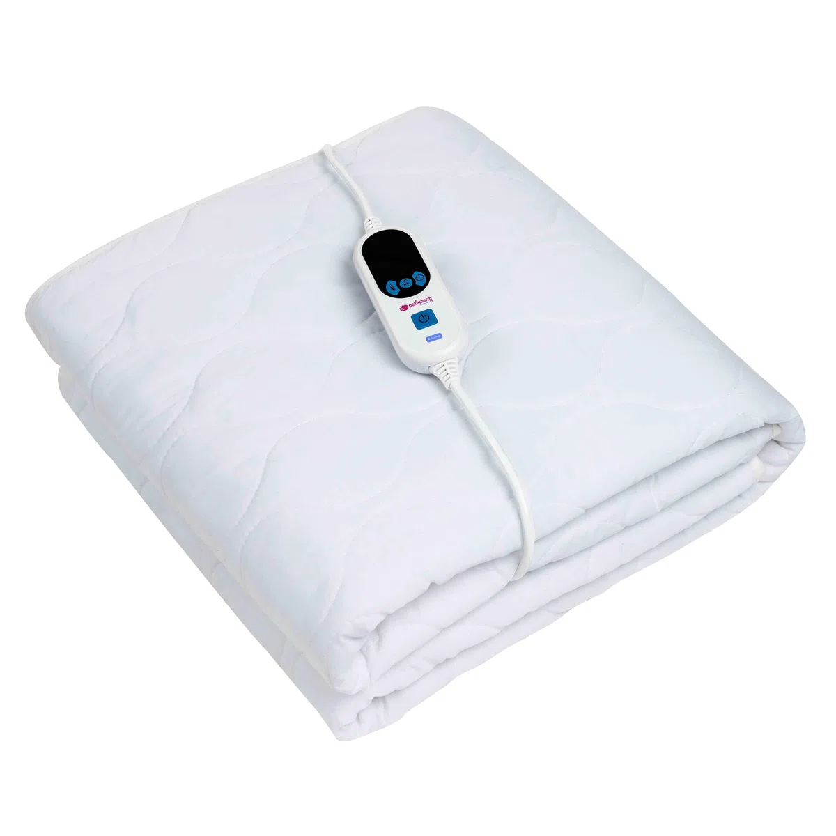 Pekatherm Calientacamas Eléctrico Individual | Tamaño 150 x 80 cm | 4 Niveles Temperatura | Calientacamas Elaborado en Algodón 100% | Manta Eléctrica Cubre Colchones de Altas Prestaciones U110DF