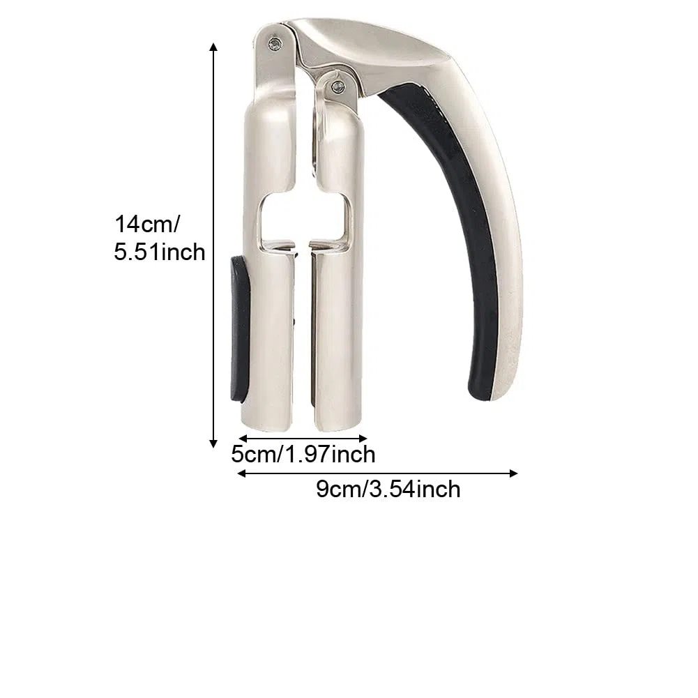 Abridor de botellas de champán, sacacorchos para vino espumoso, abridor de vino para bar y cocina, extractor profesional para vidrio y corcho (plata)