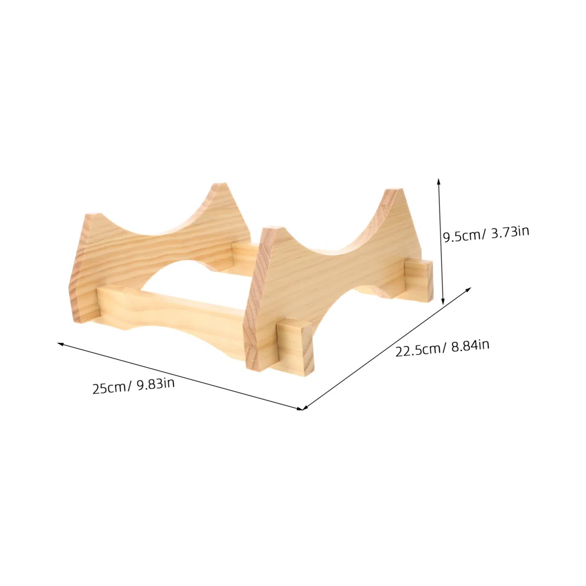 PRETYZOOM Soporte de Barril Madera para Hogar Diseño Natural y Montaje Sencillo, Adecuado para Decoración Elegante en Salón y Soporte Versátil para Jarras y Galones