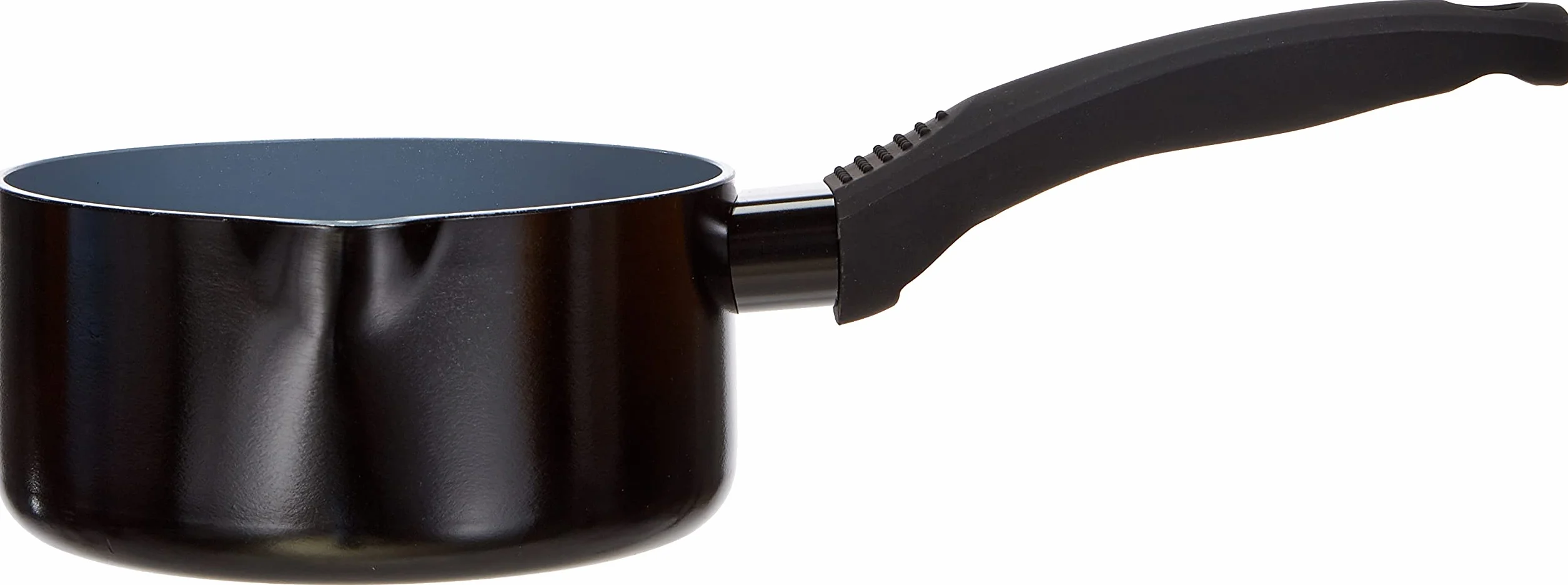 MasterClass Non-Stick Milk Pan, Milk Pan with non-stick pouring rim, PTFE, PFOA and BPA free, Small pan with double non-stick coating, Cool Touch riveted handle, 14cm/5.5’.