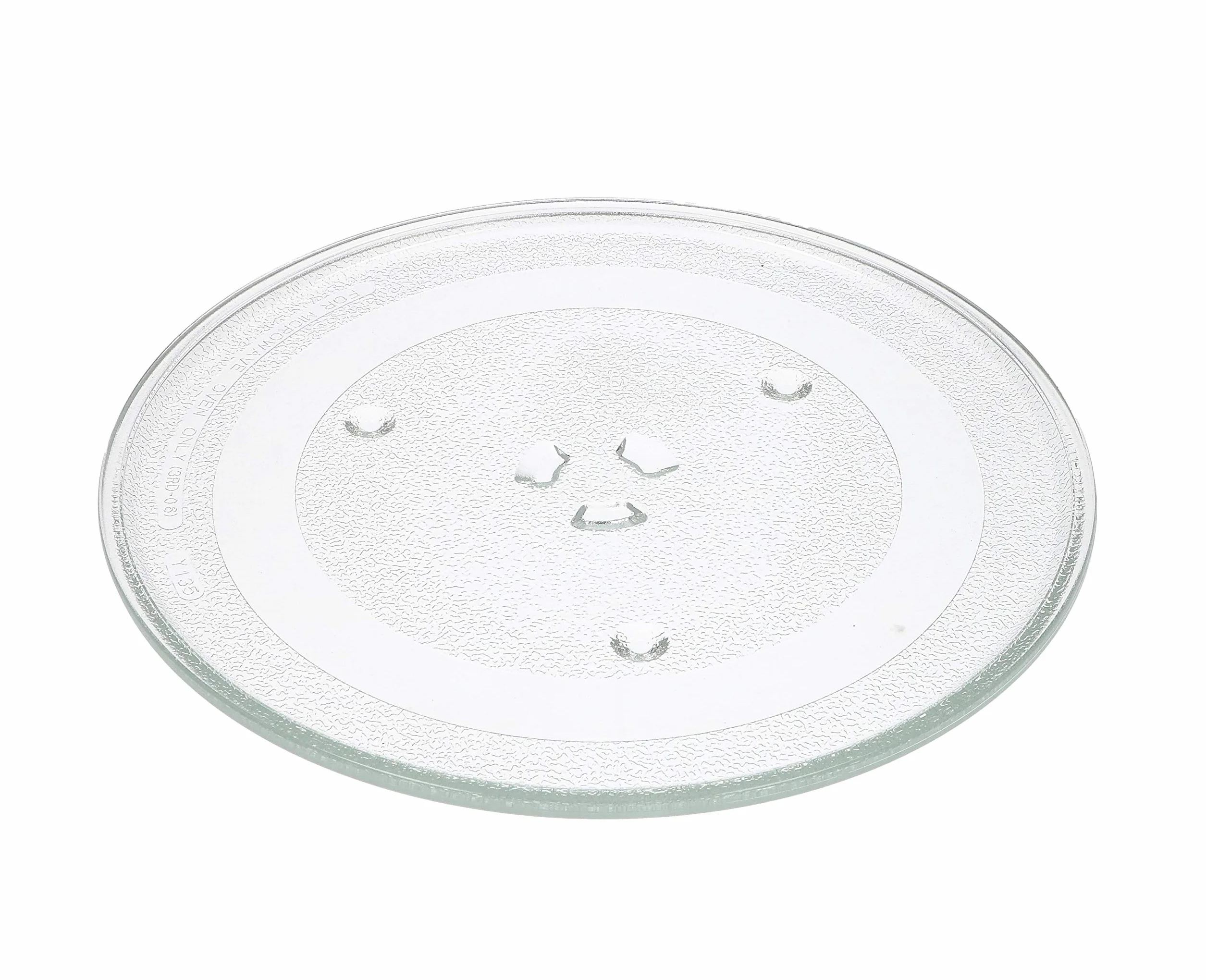 Plato de cristal de 28,8 cm para horno microondas apto para varias marcas y modelos de los más comercializados.