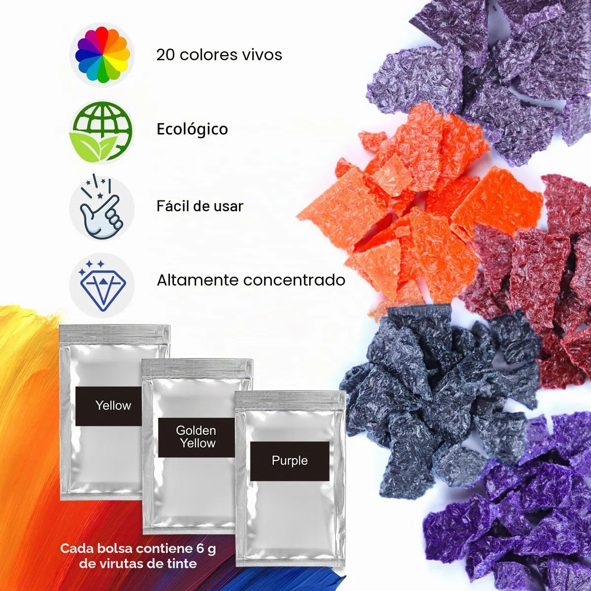 Colorantes para velas – 20 colores para cera, ideales para manualidades, adecuados para cera de soja, abejas, parafina, gel y de palma