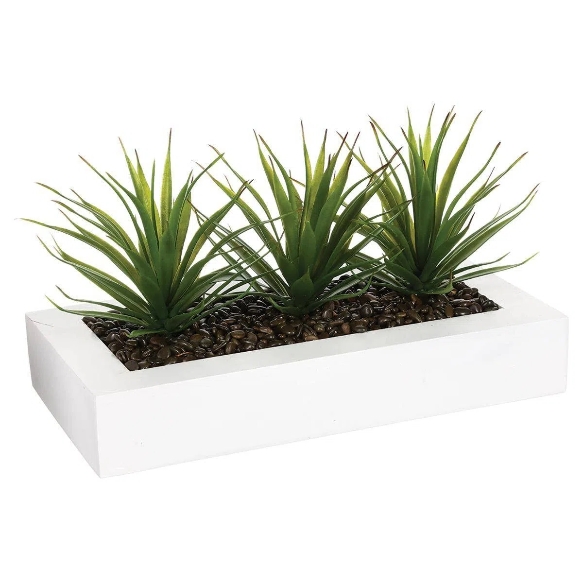 Atmosphera - Centro de Mesa 3 Aloe Vera Artificial H17 cm