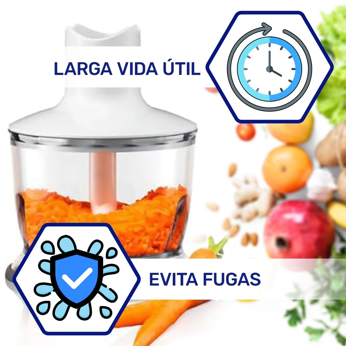 MONTERAL Tapa para la Batidora con Código Original BR67050135 para Braun - Garantía 10 Años