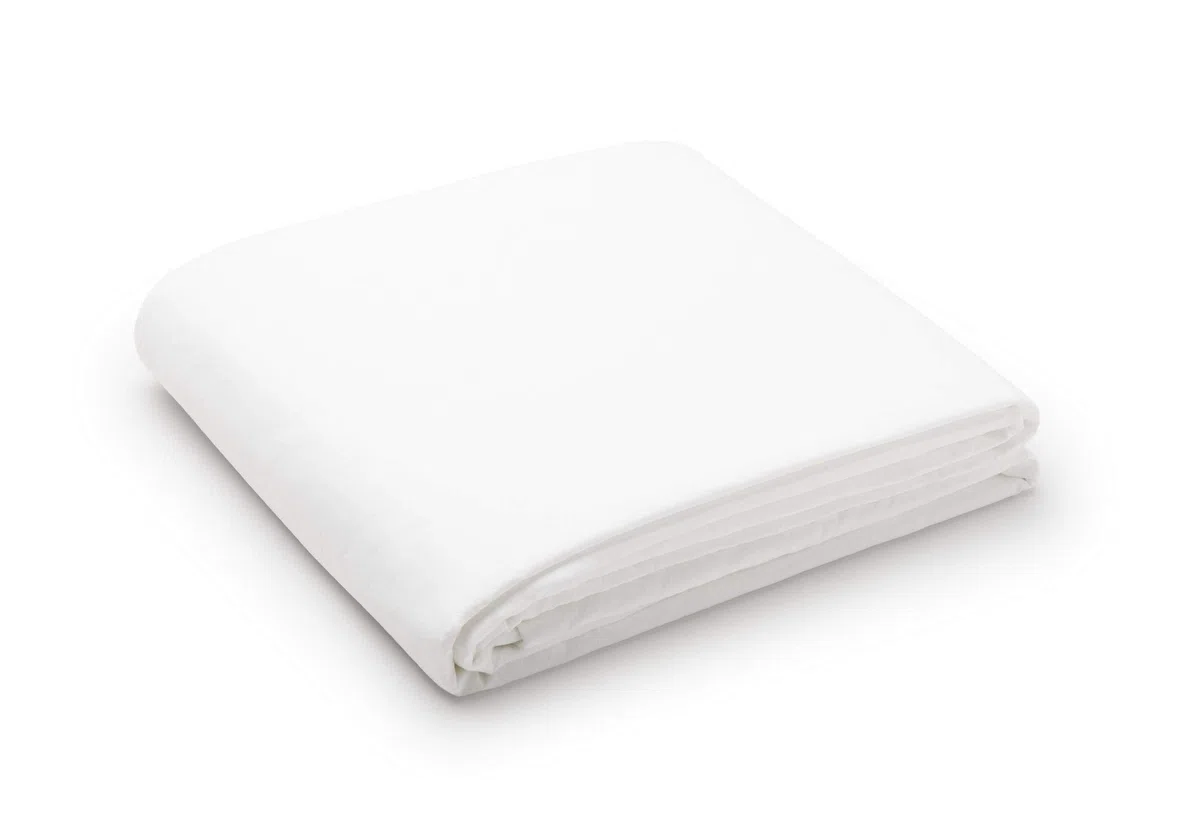 L1NK STUDIO Funda nordica Cama 90 cm Lisa (150x220cm) 100% algodón (Percal 200 Hilos) Blanco ÓPTICO