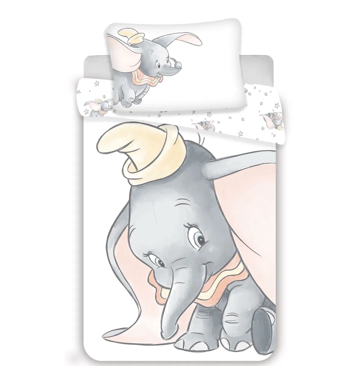 Jerry Fabrics Disney Pościel dziecięca Disney Dumbo 100 x 135 cm 100% bawełna