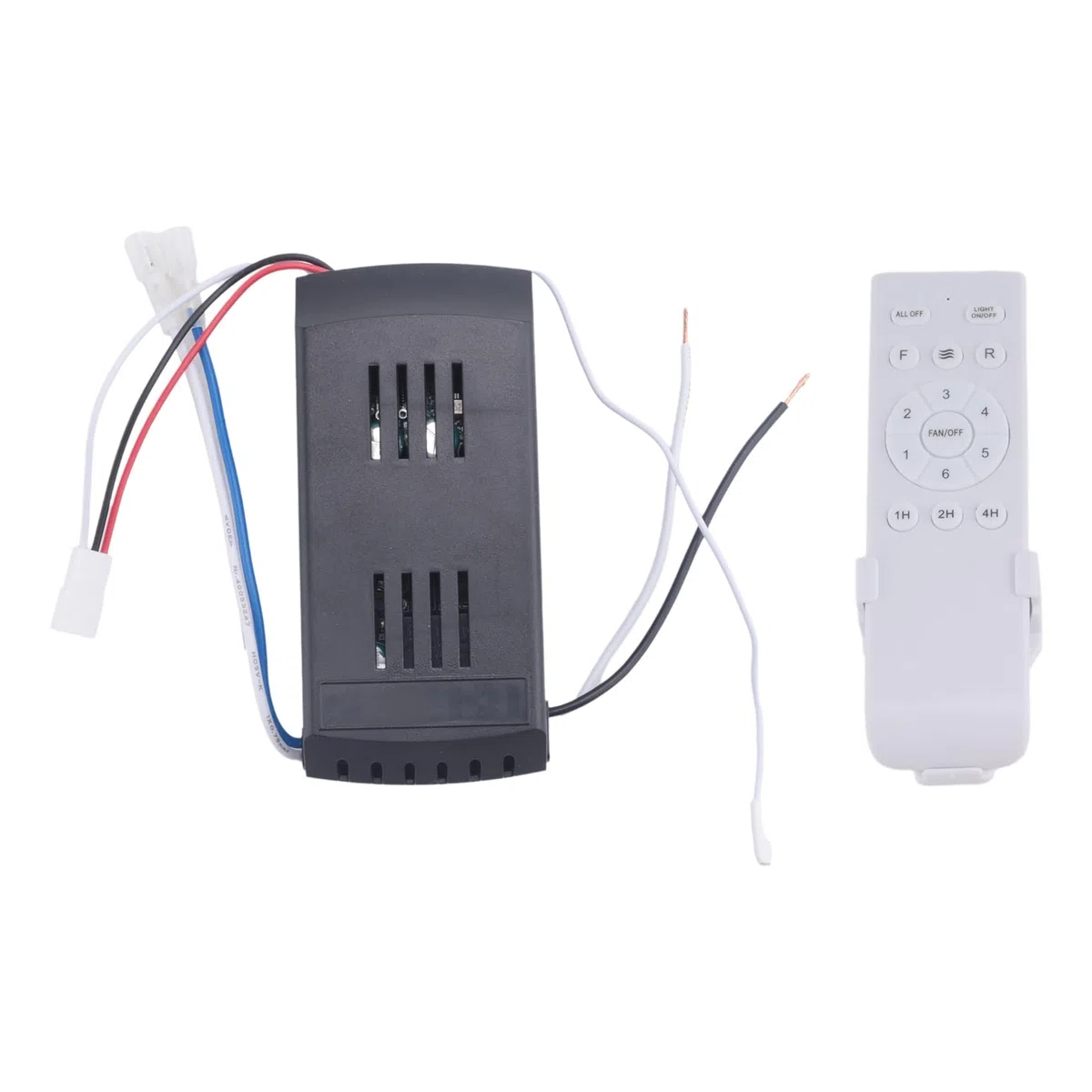 Kit de mando a distancia universal de repuesto para ventilador de techo, 6 velocidades y sincronización, reemplazo remoto para ventilador de techo DC