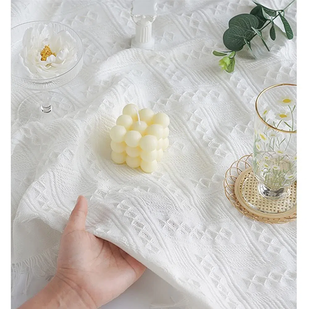 2Pcs velas de cera de abeja de soja, natural y aromática Bubble Candle, hechas a mano