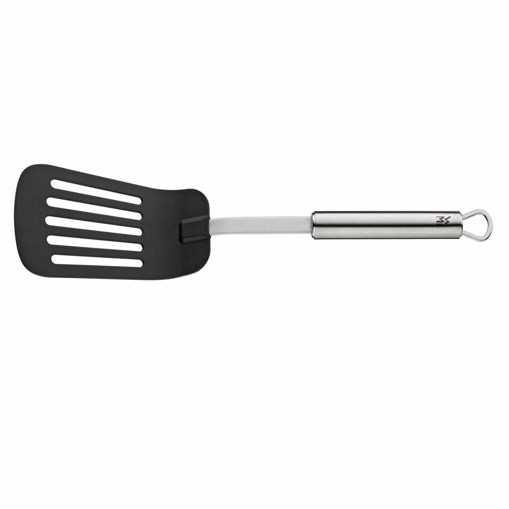 WMF Profi Plus - Espátula de plástico de 32,2 cm, Acero Inoxidable Cromargan parcialmente Mate, Parte Frontal de plástico, Apta para lavavajillas, Resistente al Calor