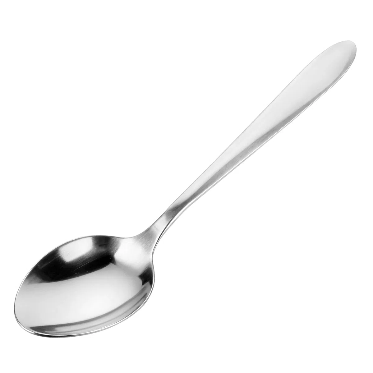 Juego de 40 cucharas de acero inoxidable, 18,5 x 4 cm, para cocina, restaurante y gastronomía
