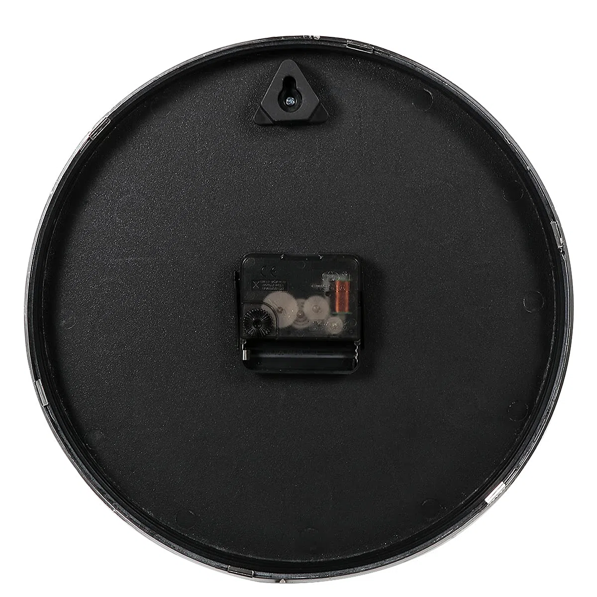 Delgeo Plata Reloj de Pared, Decoración de Pared, Moderno Reloj Cocina Pared Silencioso para Hogar/Oficina/Cocina,Plata (30cm/12'')