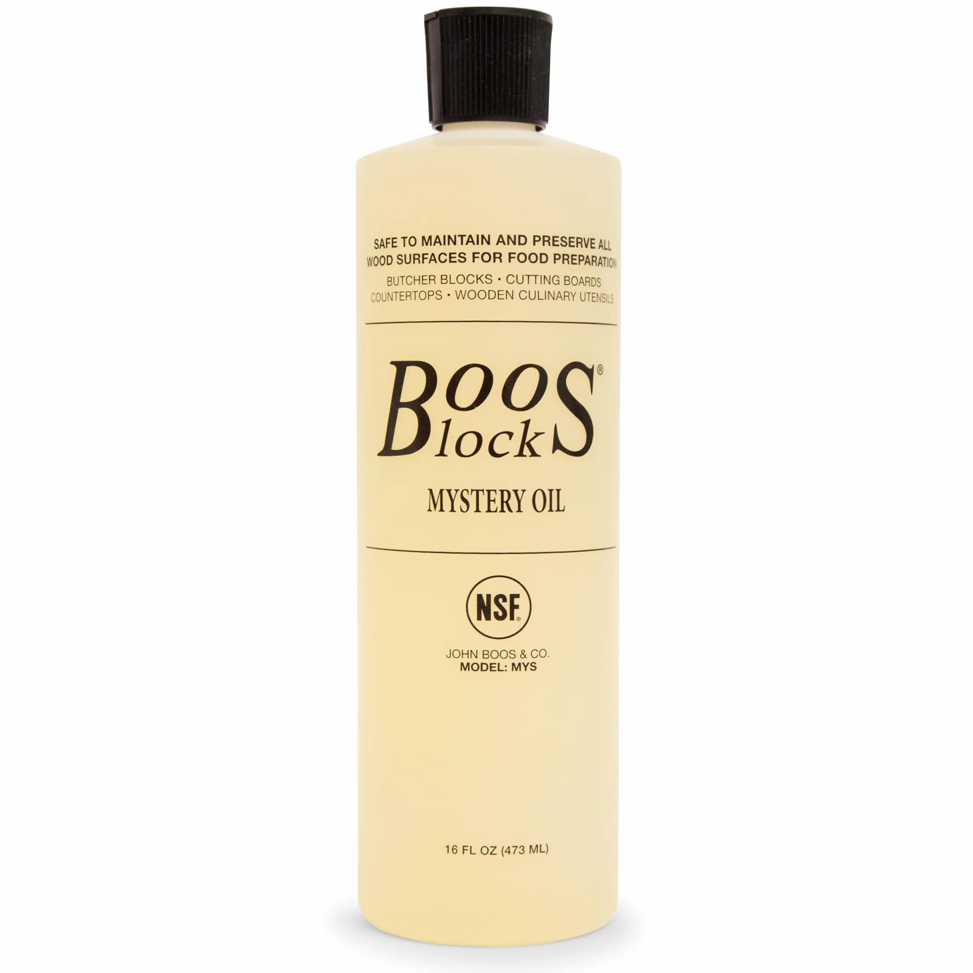 Boos Block Mystery Oil (473 ml) - Aceite Tablas de Cortar - Aceite Mineral para Madera - Oleo Mineral Alimentario