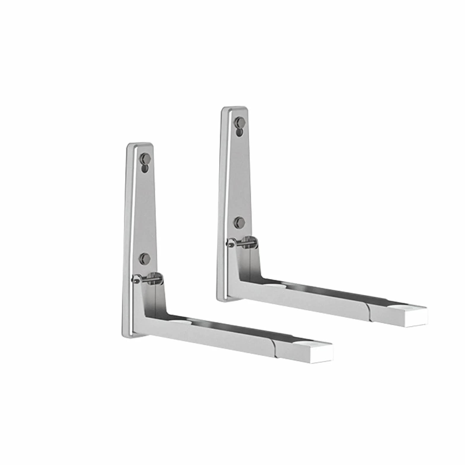 Universal Soportes de Microondas Soporte Plegable para Estante de Microondas Soporte de microondas plegable montado en la pared para accesorios de cocina en el hogar,Microondas y Hornos 2 Piezas