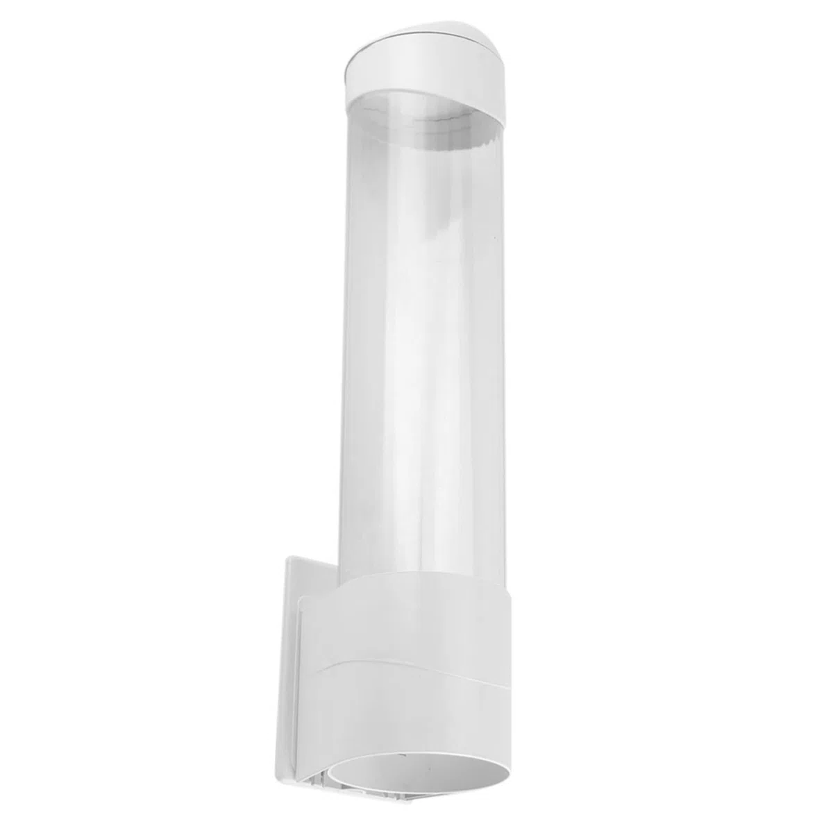 Haofy Dispensador de Vasos Desechables, Dispensador de Taza de Plástico/Papel Montado en la Pared, Accesorio de Fuente para Beber, para Hogar Oficina Restaurante, Hasta 50 Tazas de 5-7,5 cm Diámetro