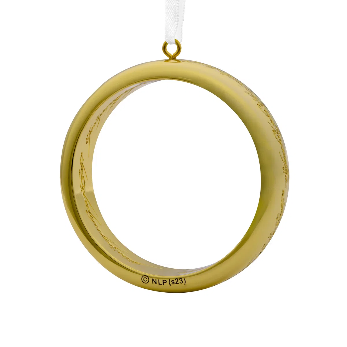 Hallmark El Señor de los Anillos Anillo Adorno de Navidad, Metal Premium