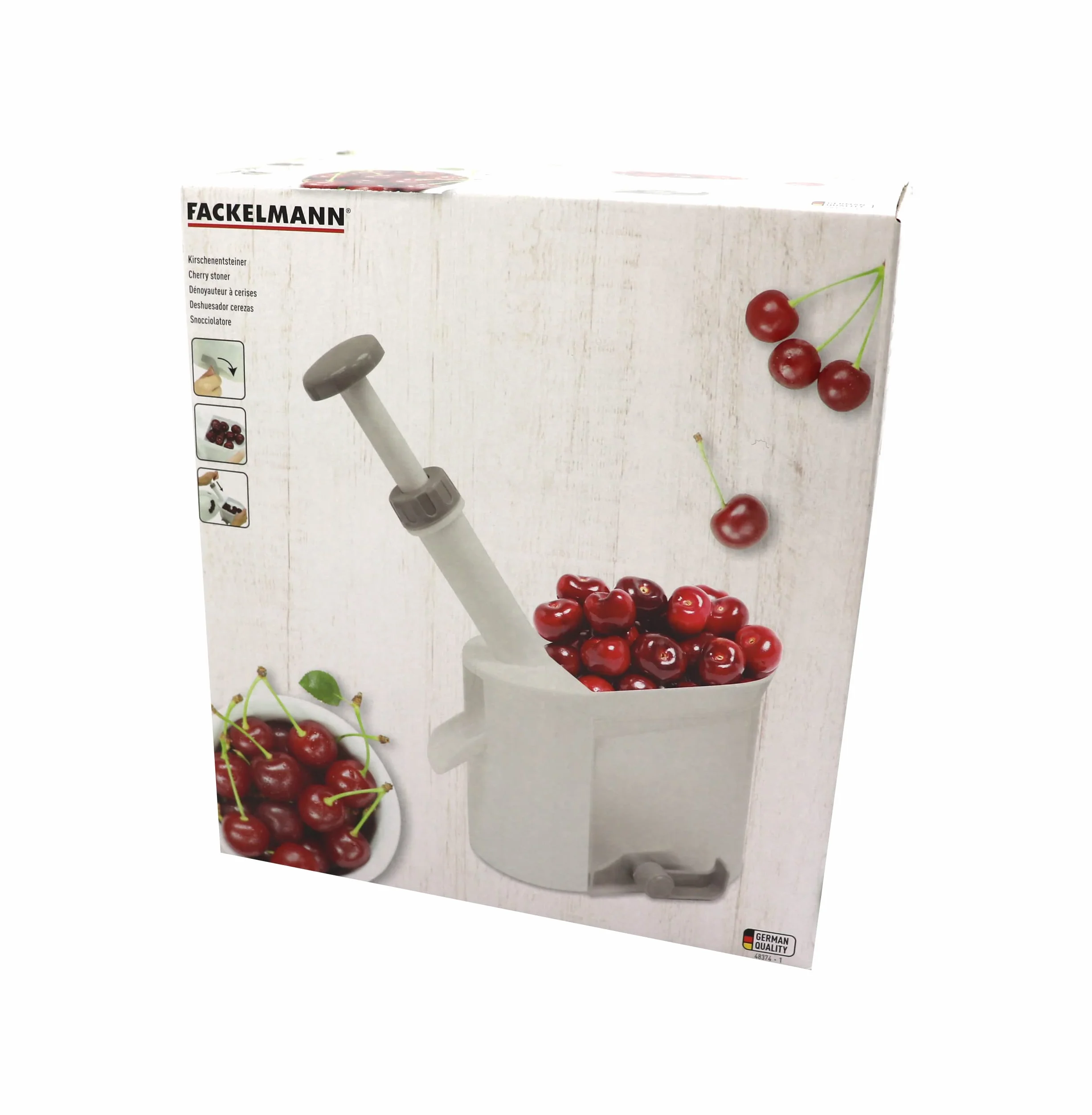 Fackelmann Stoner para Las Cerezas y Aceitunas - Metal - Multicolor