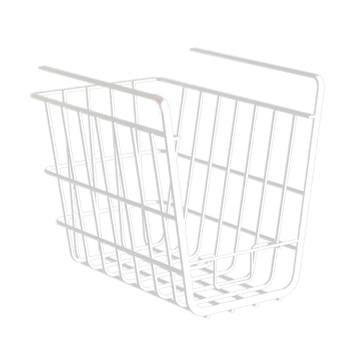 Tyenaza Organizador de Cesta para Estante Debajo del Gabinete, Estante de Alambre de Metal para Colgar, Estante de Almacenamiento con Soporte para Telé, para Cocina, Oficina, Trastero, BañO, Armario