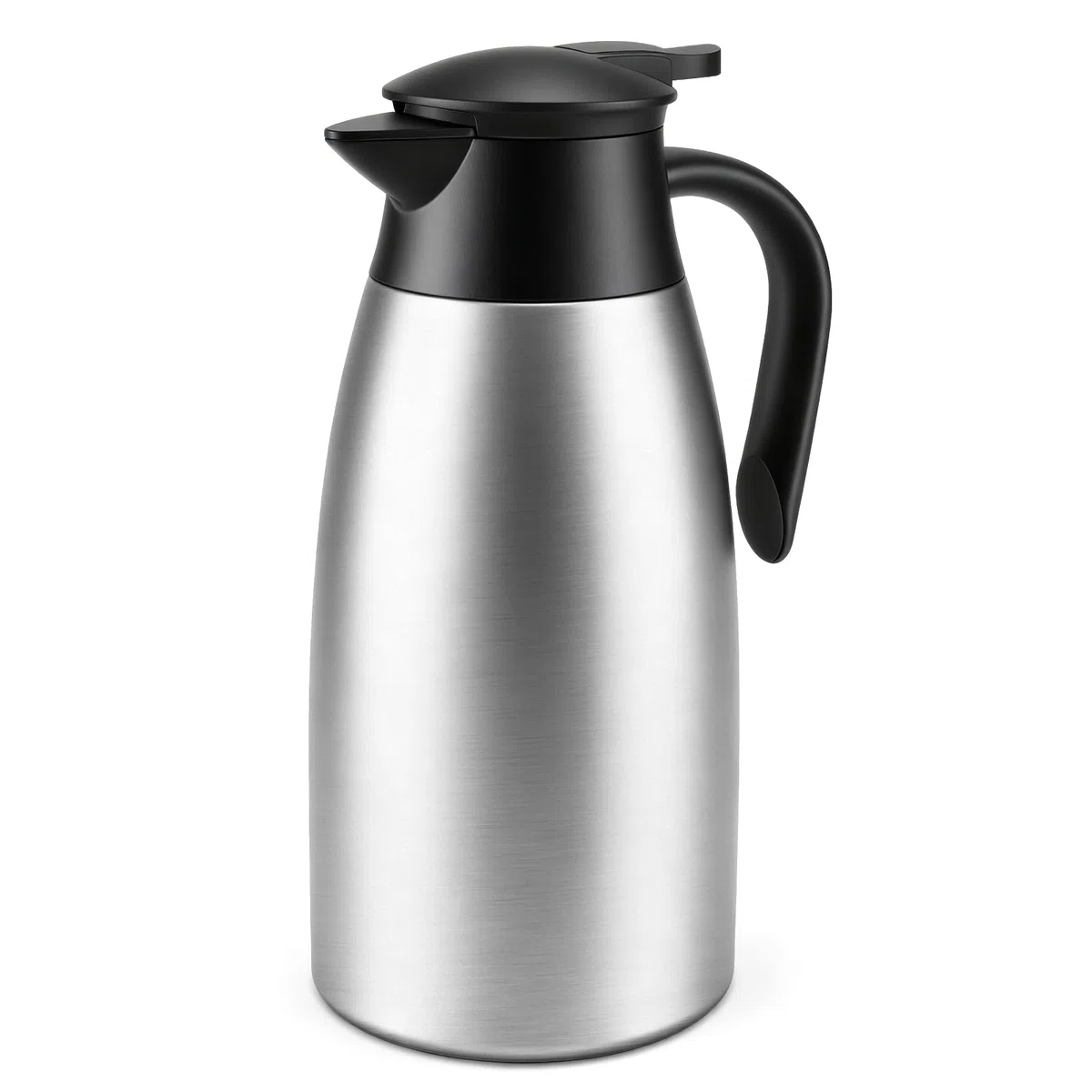 2 Litros Jarra Termo, Jarra Térmica se Acero Inoxidable 304, Termo con Aislamiento Térmico, Se Mantiene Caliente Durante 24 Horas Para Café, Té, Agua, Bebida