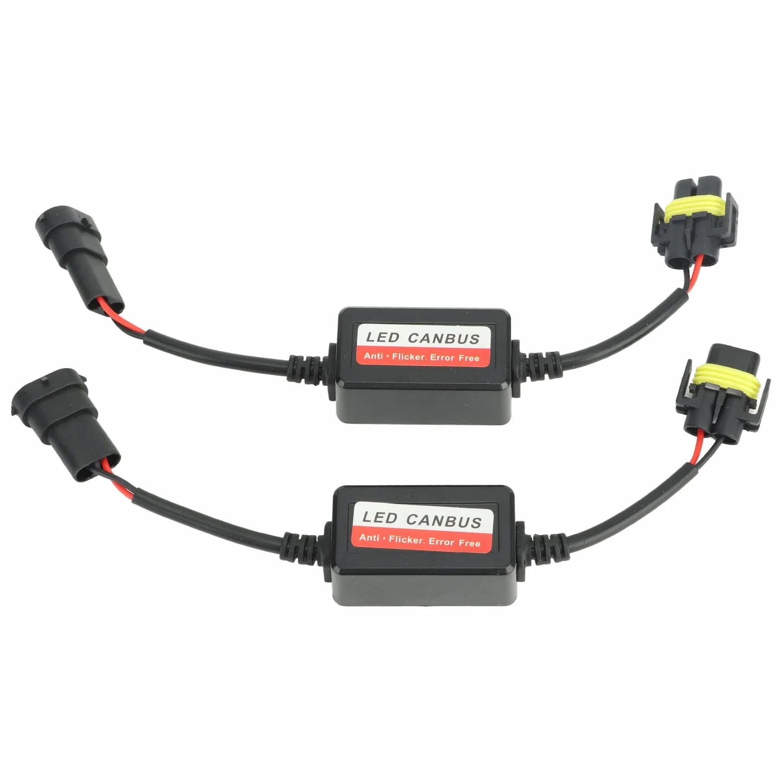 Aramox 2 Uds H8 H9 H11 LED CanBus Decodificador 12V Error Libre Anti Parpadeo Decodificador CanBus Error Eliminador para LED Faro Antiniebla