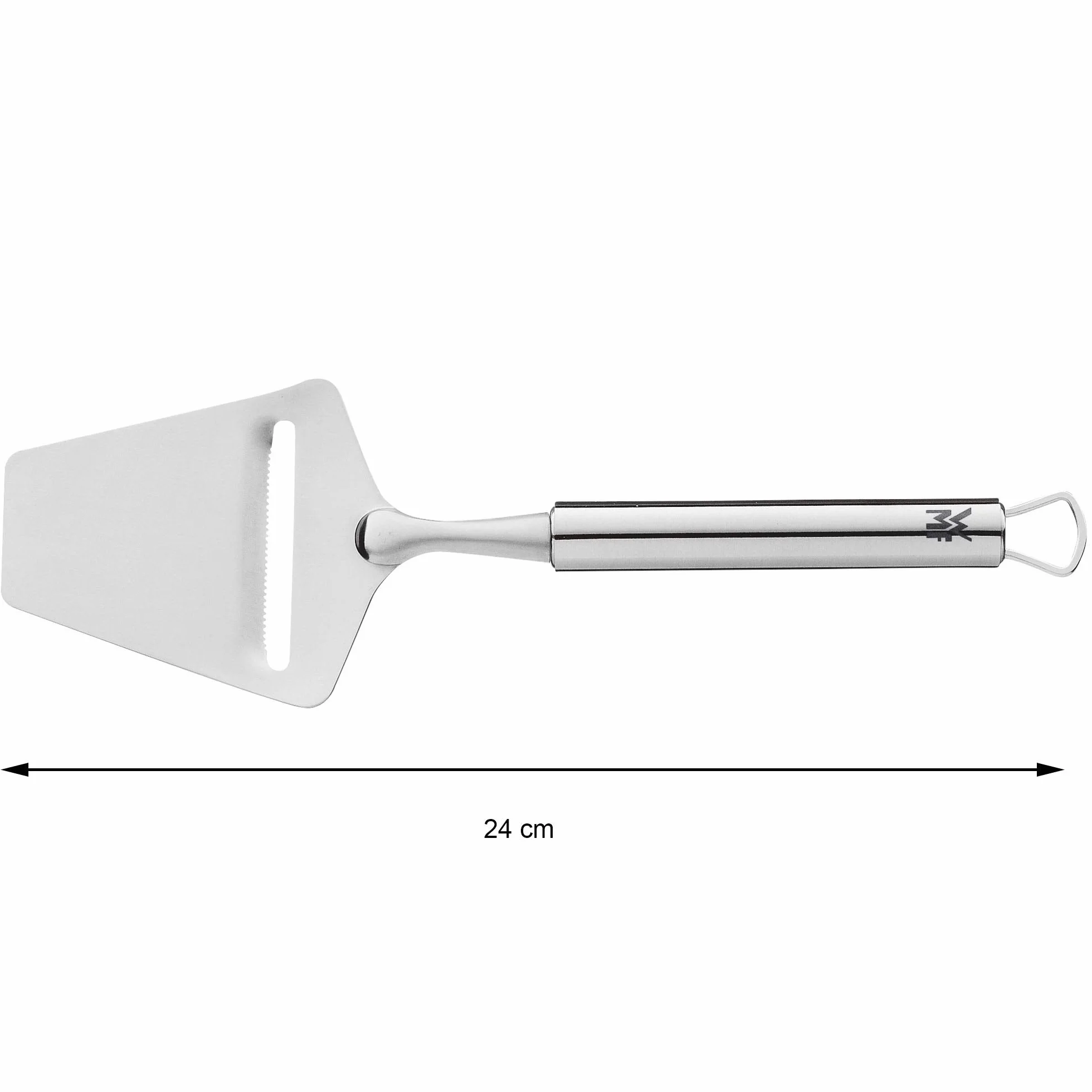 WMF Profi Plus - Cortador lonchas de Queso, Acero Inoxidable Pulido 24 cm Apto para Lavavajillas