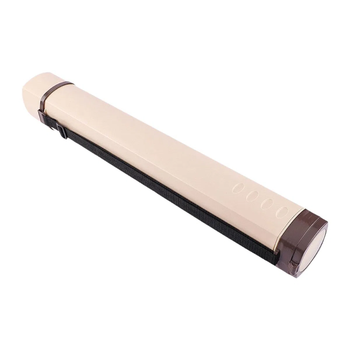 Tubo de Almacenamiento de, Tubo de Almacenamiento de Carteles, pergaminos telescópicos, Caja de Planos Multifuncional, Tubo para Planos, Beige