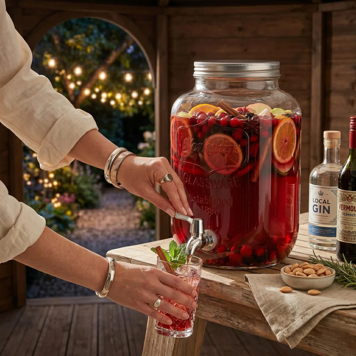 Frasco vertical Dispensador de bebidas capacidad 8L