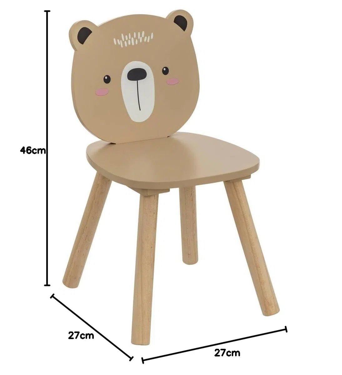 Atmosphera - Silla Osito suavidad Madera Natural