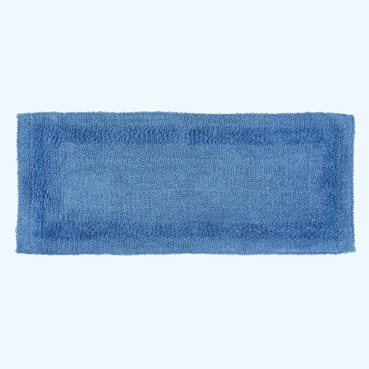 HOMESCAPES Gran Alfombra de Baño de Lujo 1600 g/m² Extra Suave 100% Algodón Reversible, Antideslizante, Lavable, Super Absorbente, Secado Rápido, 40 x 100 cm, Azul Cobalto