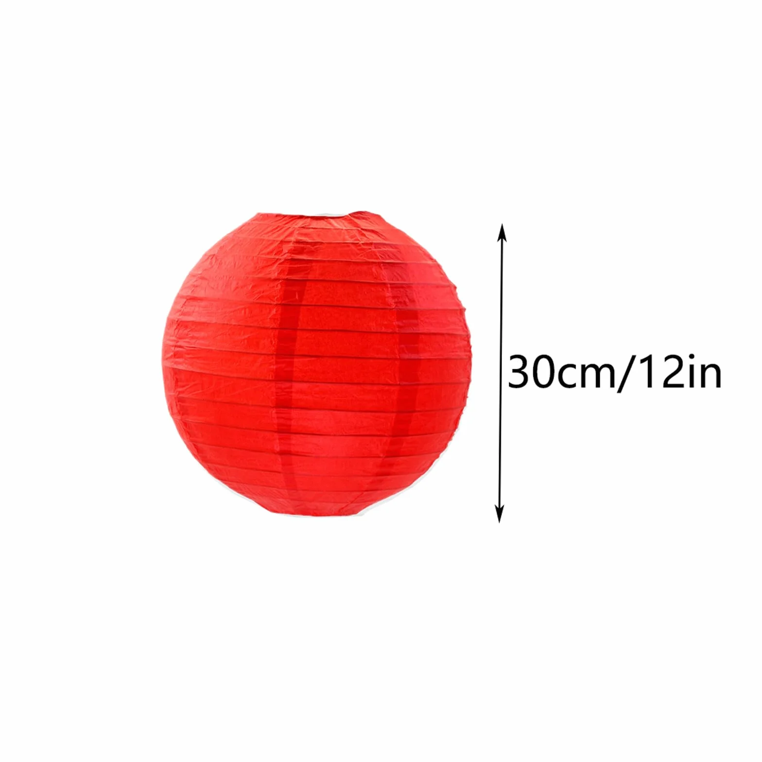 Vastsea 8 Piezas Farolillos Rojo de Papel, Rojo Redonda Farolillos de Papel, Decoración de Linterna, Aplicar para Fiestas, Fiesta de Navidad, Celebraciones Familiares(Rojo, 11,8 Pulgadas)