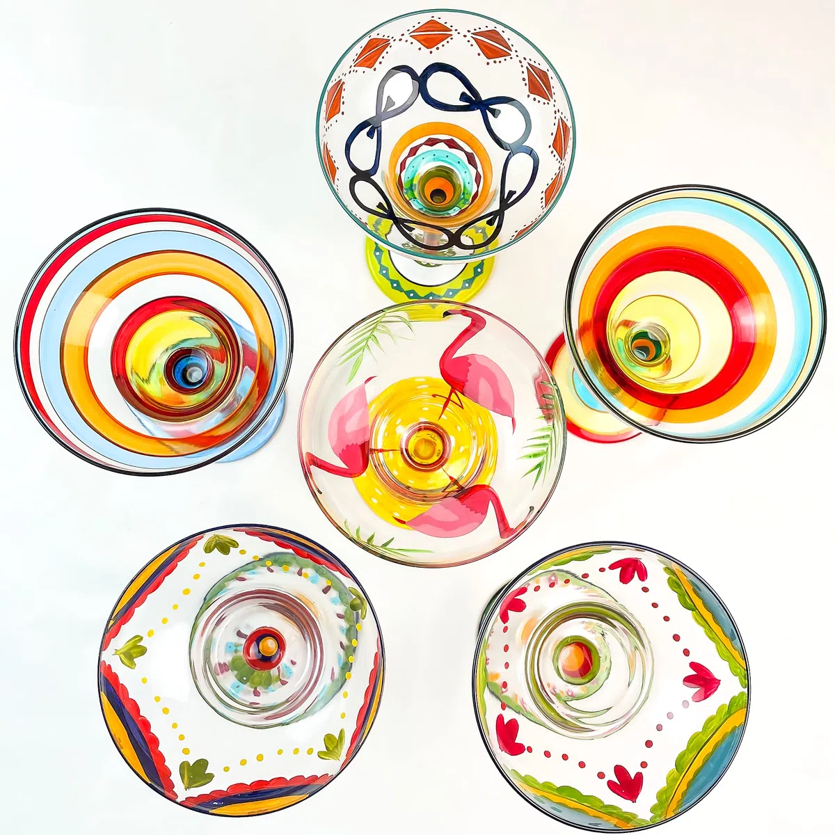 1 vaso de margarita pintado a mano de 270 ml, perfecto para regalo de pareja, fiesta de margarita, regalo de despedida de soltera/boda (amuleto)