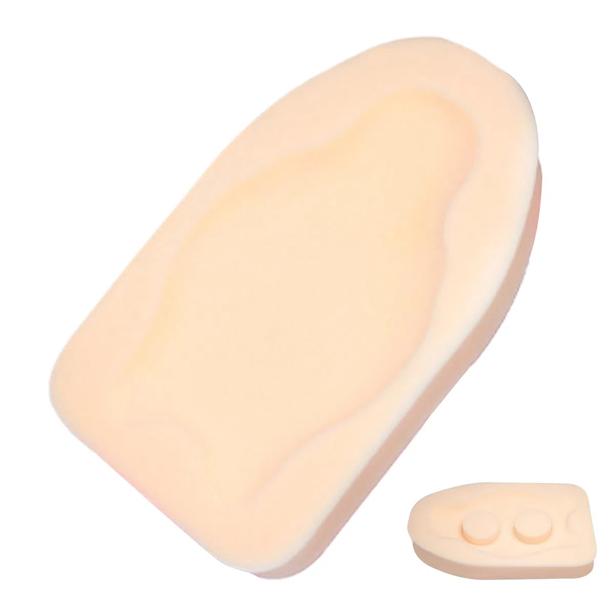 Esponja de apoyo para baño de bebé, alfombrilla de bañera de apoyo para baño, alfombrilla antideslizante para soporte de baño, almohadilla de baby shower para diferentes bañeras y ducha