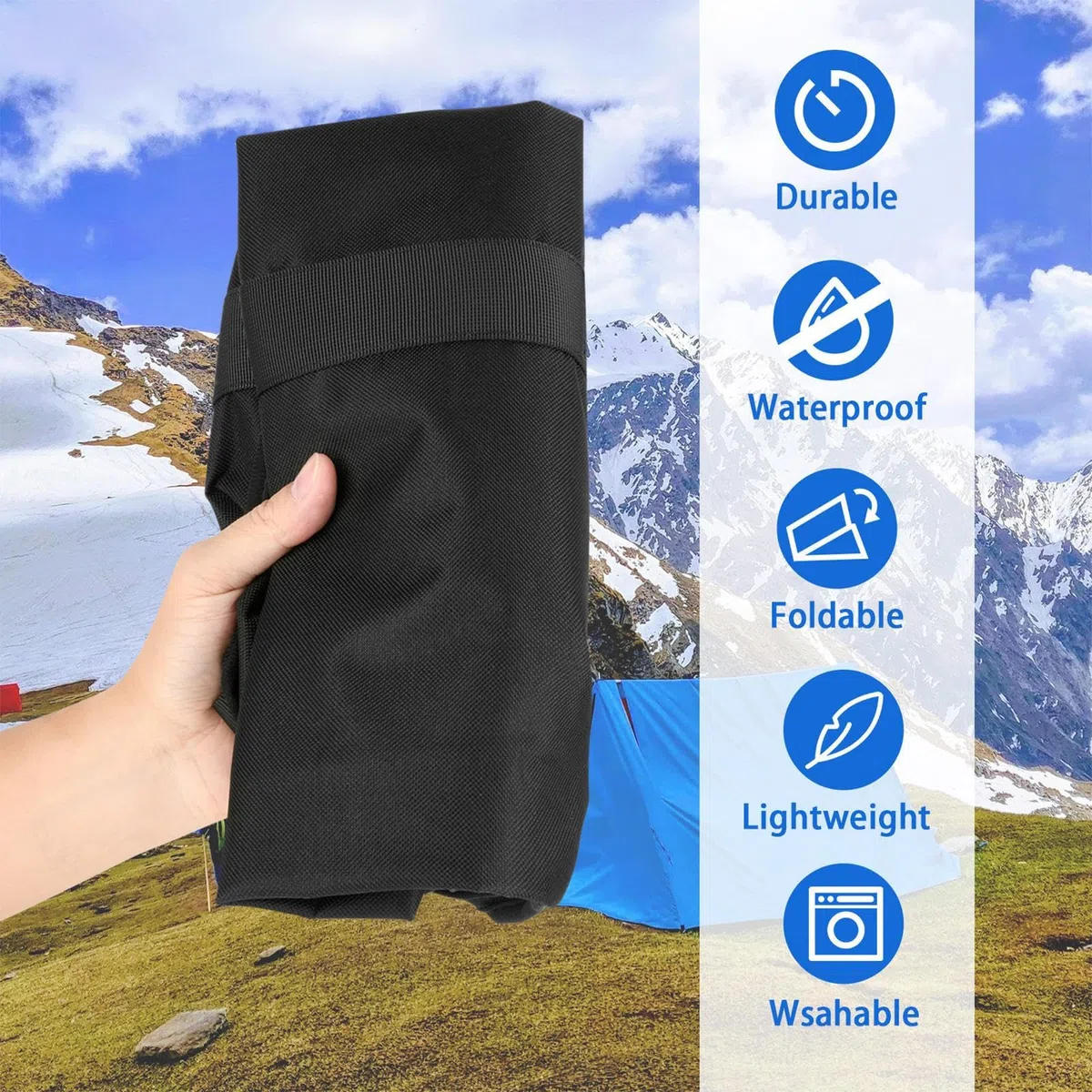 Genérico Bolsa de Viaje para Colchón Inflable Portátil | Funda de Nylon Resistente a Desgarros para Transporte | Organizador Ligero y Duradero para Guardar Colchones y Accesorios de Camping