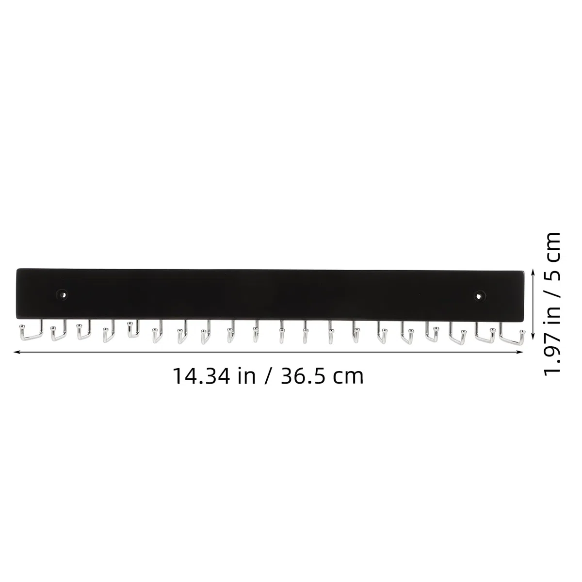 Garneck Perchero De Pared para Corbatas Cinturones Bufandas Organizador De Corbatas y Cinturones Gancho Multifuncional para Colgar La Pared
