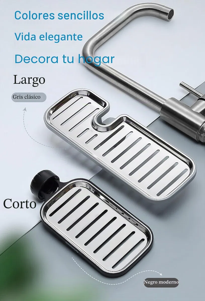MHTECH - Estante de ducha para champú, jabón (sin taladrar), gris y negro (combinación ABS y acero inoxidable) (SLJ-CK-Heise)