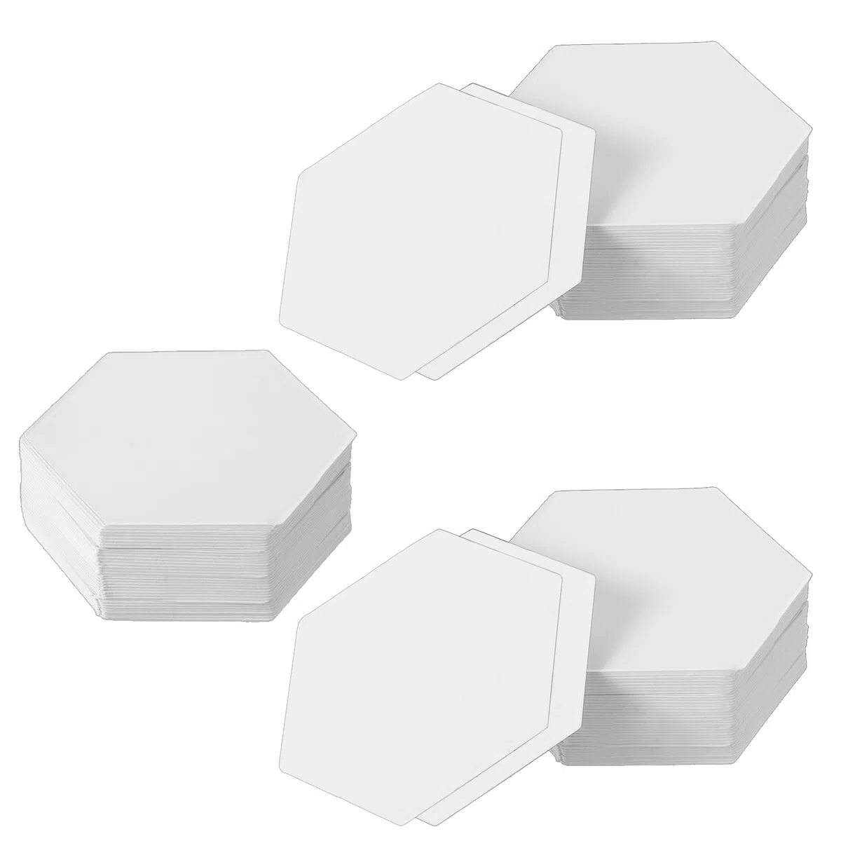 300 piezas de papel para acolchar, plantillas hexagonales de 2,5 cm, costura, patchwork, manualidades, bricolaje