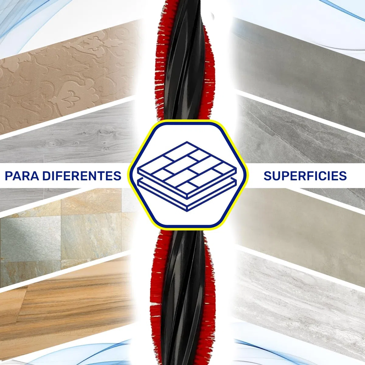 MONTERAL Rollo Cepillo Aspiradora con Código Original SS-2230002457 para Rowenta X-Force Flex 8.60 - Garantía de 10 Años