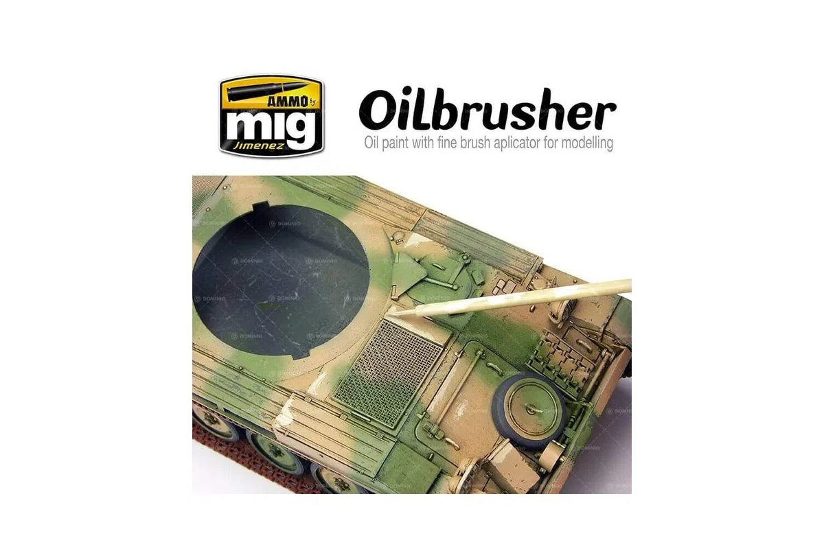 Ammo MIG-3500 - Cepillo de Aceite Negro