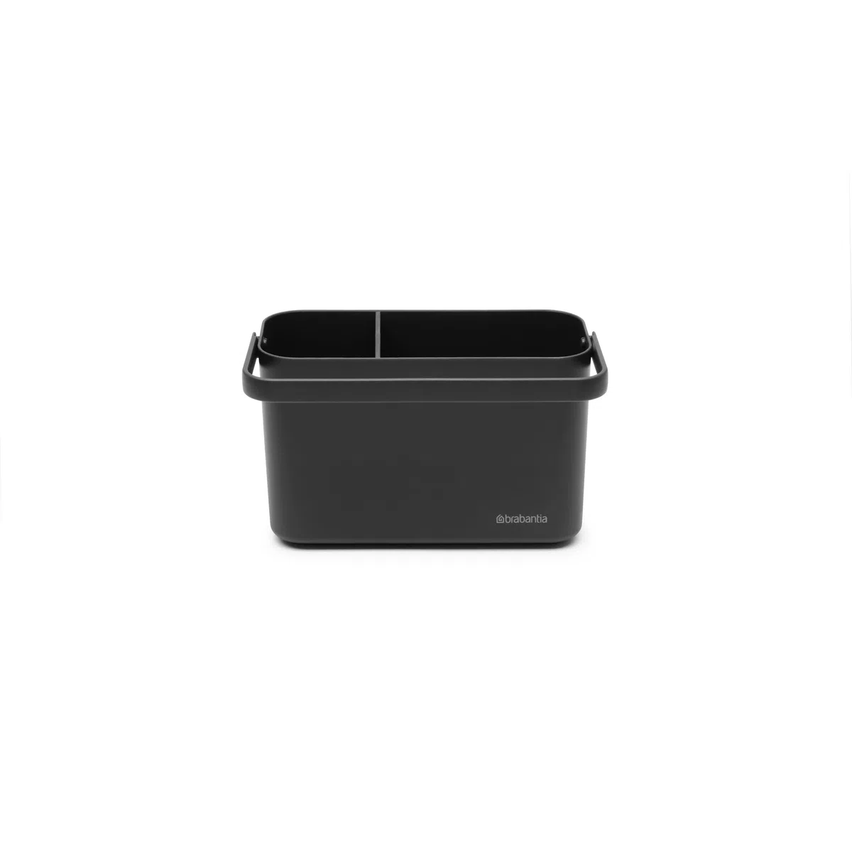 Brabantia Organizador para fregadero SinkSide con asa Dark Grey | Organizador y almacenaje de productos de limpieza |Cesto ergonómico y compacto para utensilios de limpieza