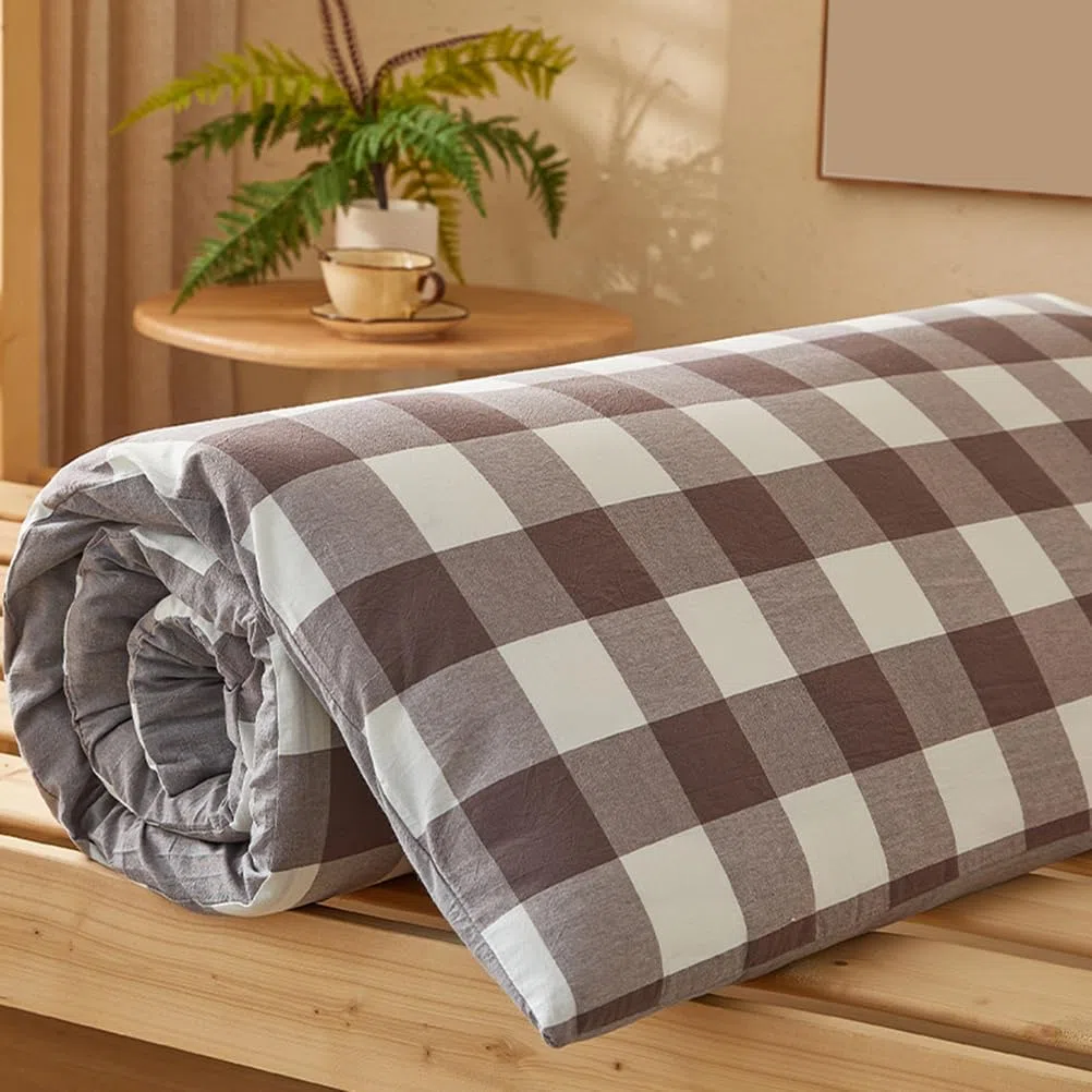Impreso Funda de Colchón para Japonés Colchón Futón con Cremallera, Multifuncional Protector de Colchón, Tamaño Completo Tatami Cubierta de Polvo Lavable, Sin Colchon,A,90x190cm/35x75in