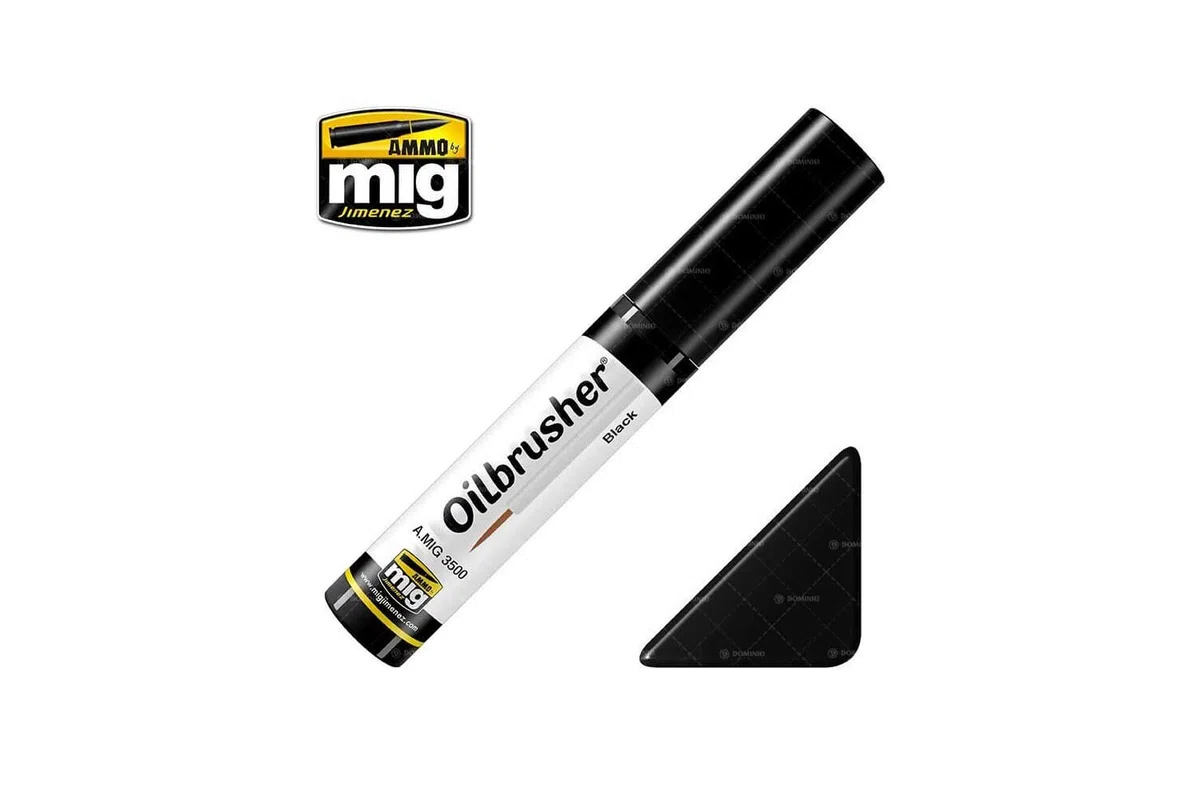 Ammo MIG-3500 - Cepillo de Aceite Negro