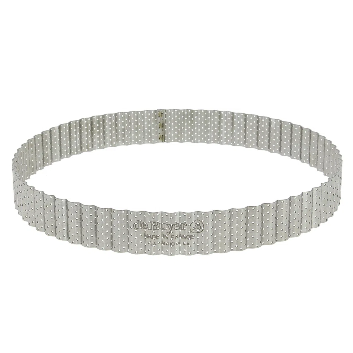 De Buyer, Aro tarta acanalado perforado ø 20 cm--3030.20