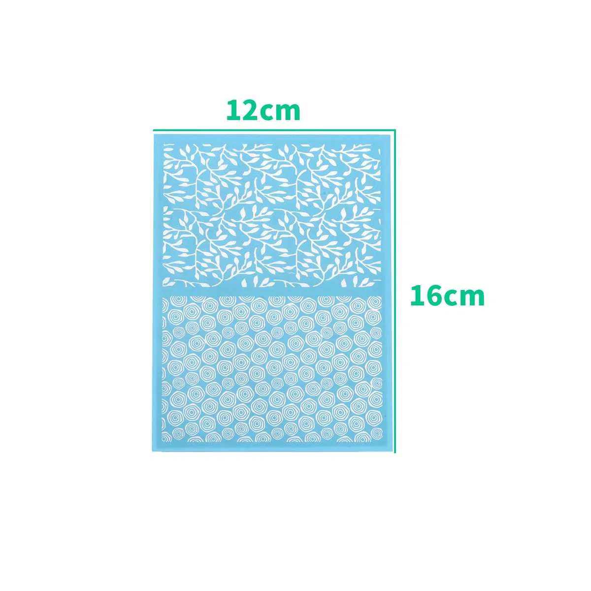 ECSiNG 3 Uds Plantilla de Serigrafía de Arcilla Plantillas de Serigrafía Accesorios de Plantillas de Serigrafía para Manualidades DIY 12x16cm