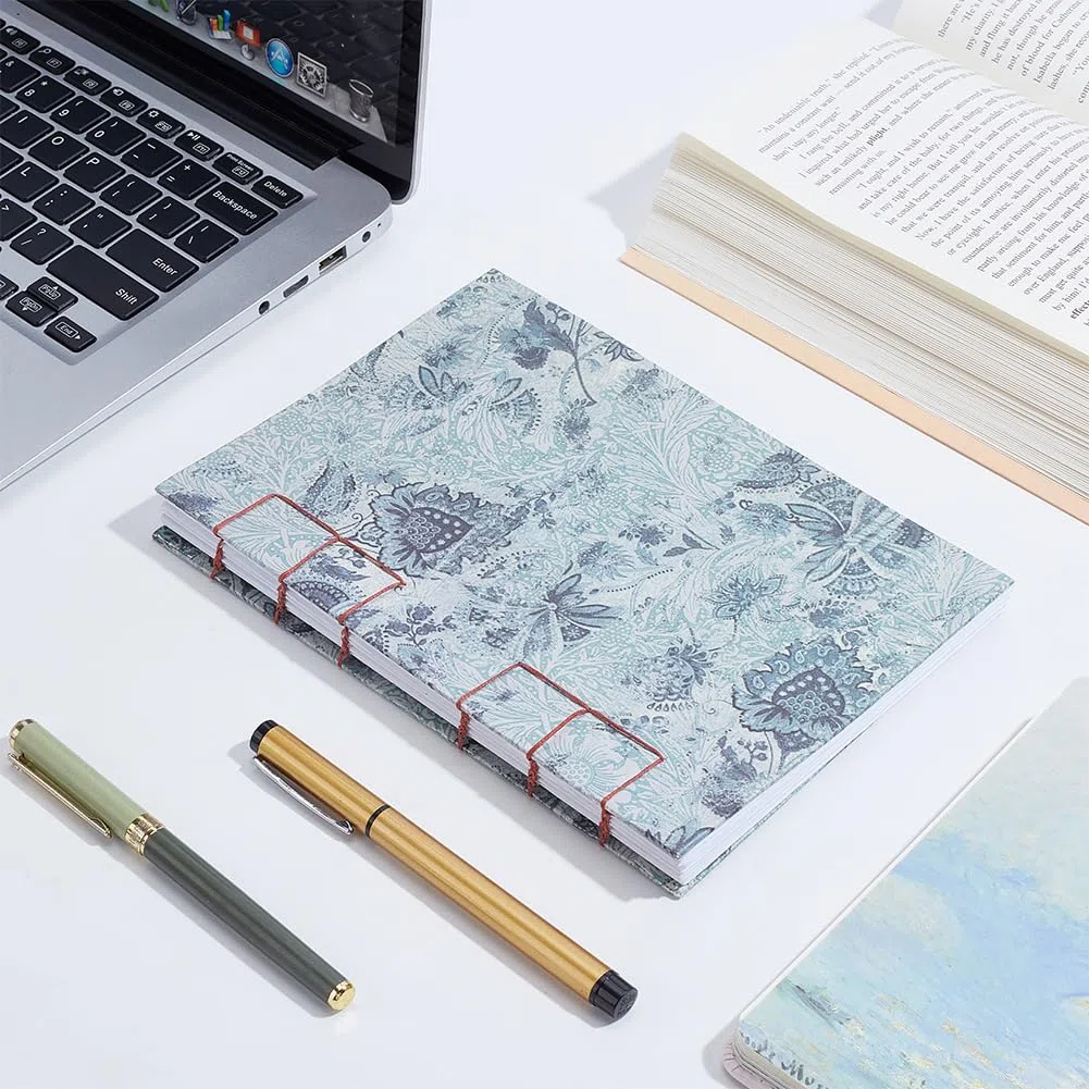 WEBEEDY 79 piezas de diario de encuadernación de libros para adultos principiantes, kit de encuadernación de estilo japonés para manualidades, manualidades y accesorios de costura, regalos de