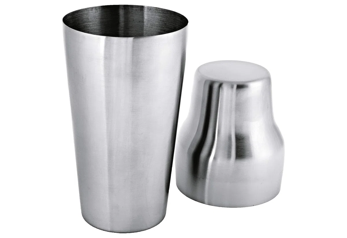Aps Parisian Shaker – Coctelera/de Acero Inoxidable con Cobre Look, Contenido: 0,70 L
