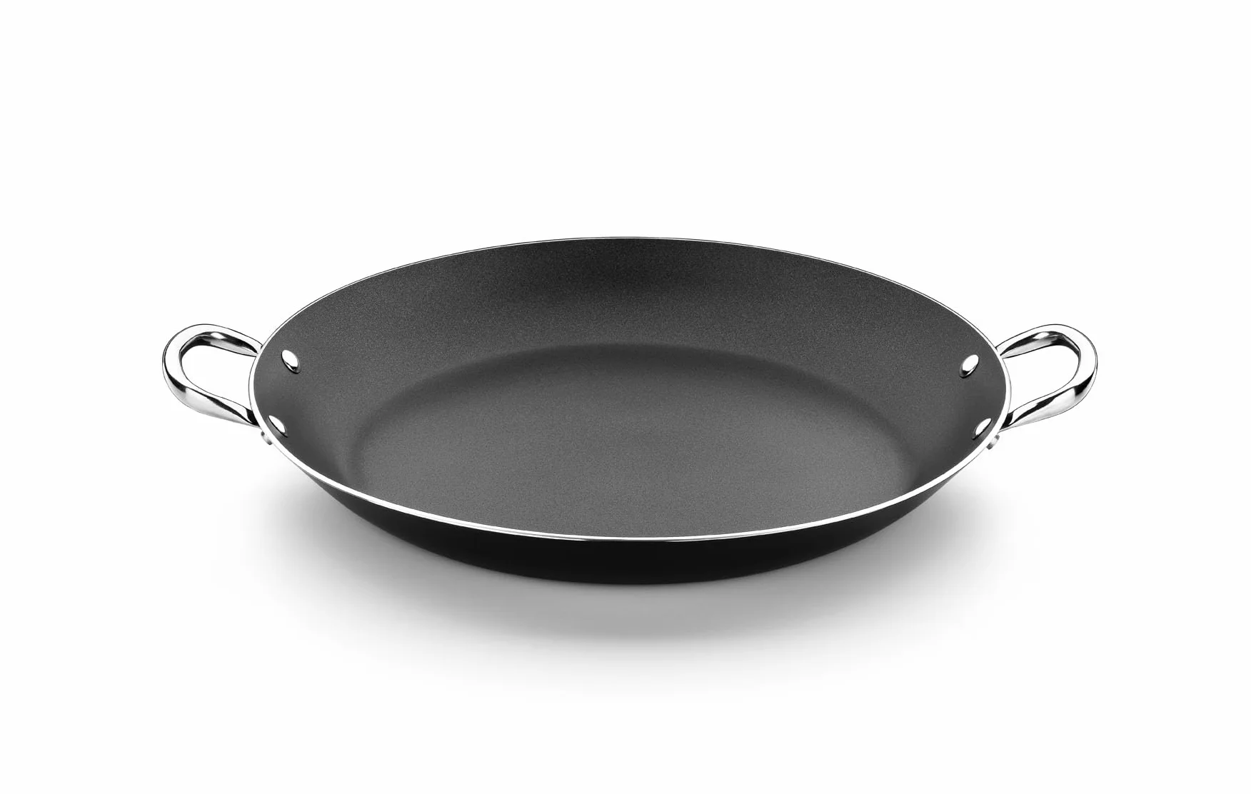 Monix Resistent Plus | Paellera de aluminio con antiadherente 30 cm, apta para todo tipo de cocinas incluida inducción