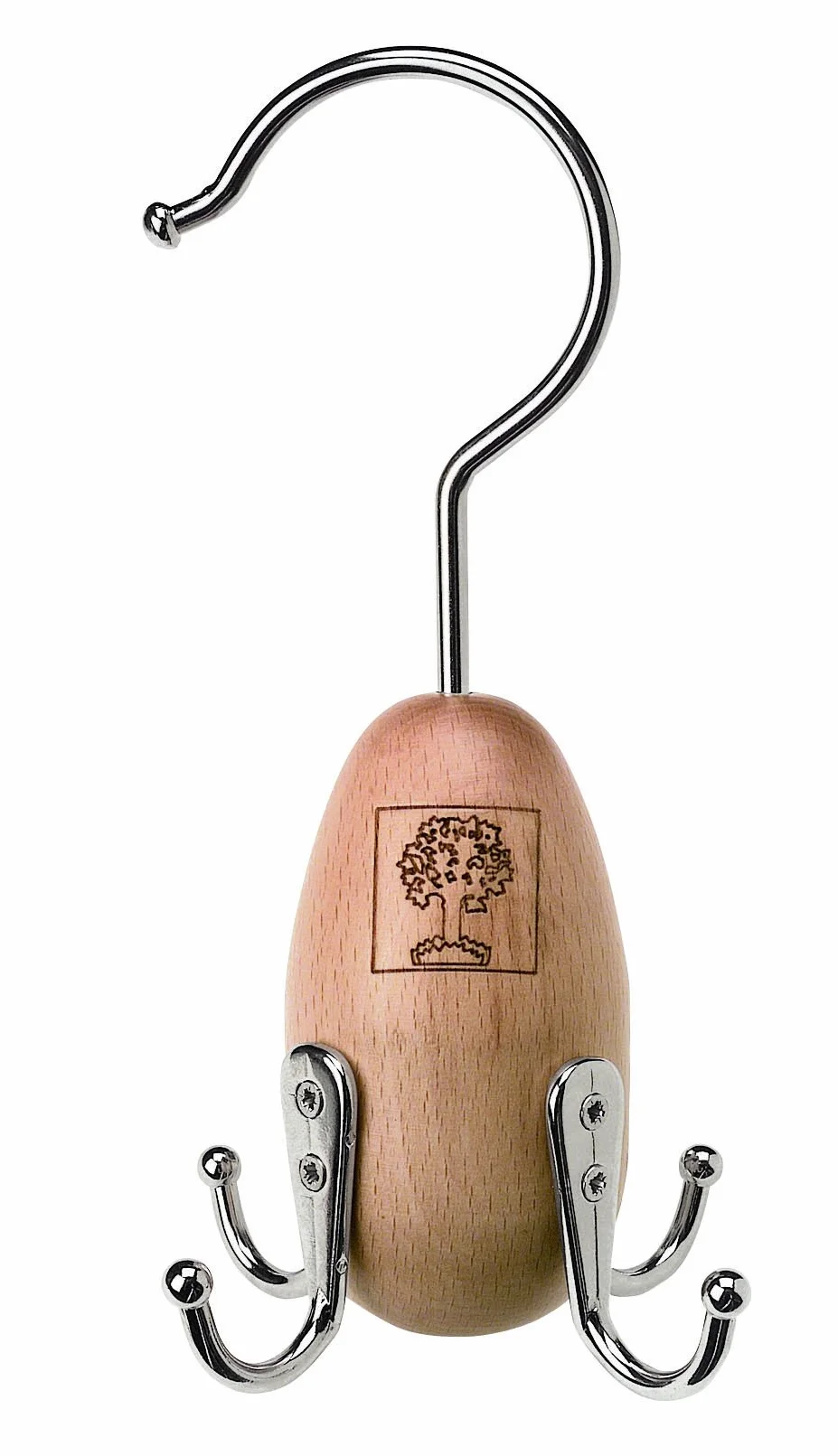 Foppapedretti 9901306603 - Portacinturones, color chrome, wood