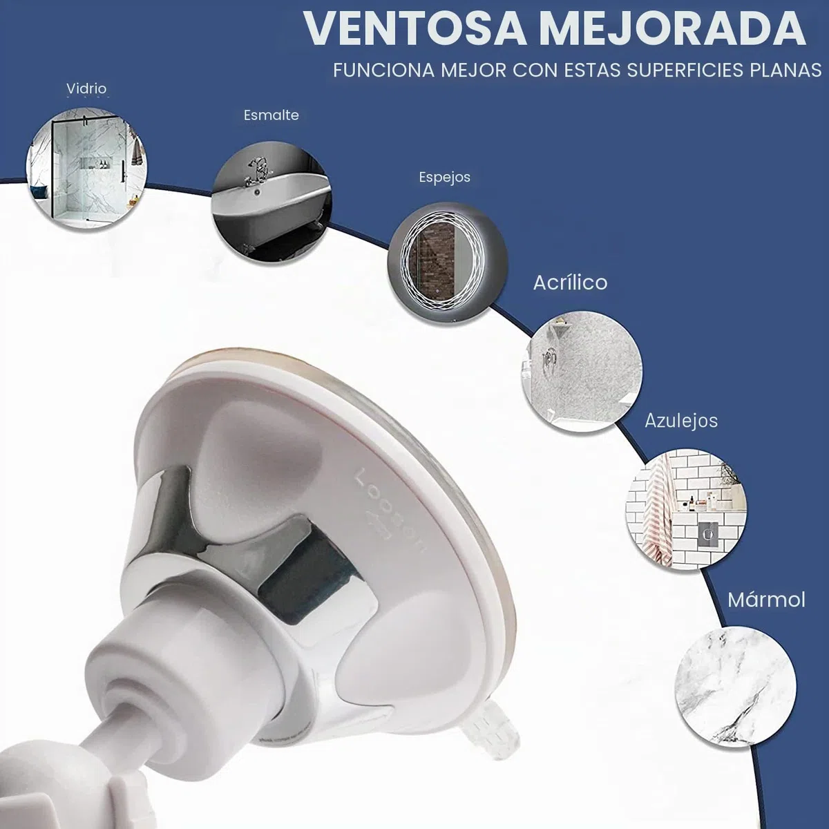 Mirrorvana Espejo de ducha redondo antiniebla para afeitar, espejo irrompible con ventosa giratoria de 360 grados para hombre y mujer, 17 cm (cromo clásico)