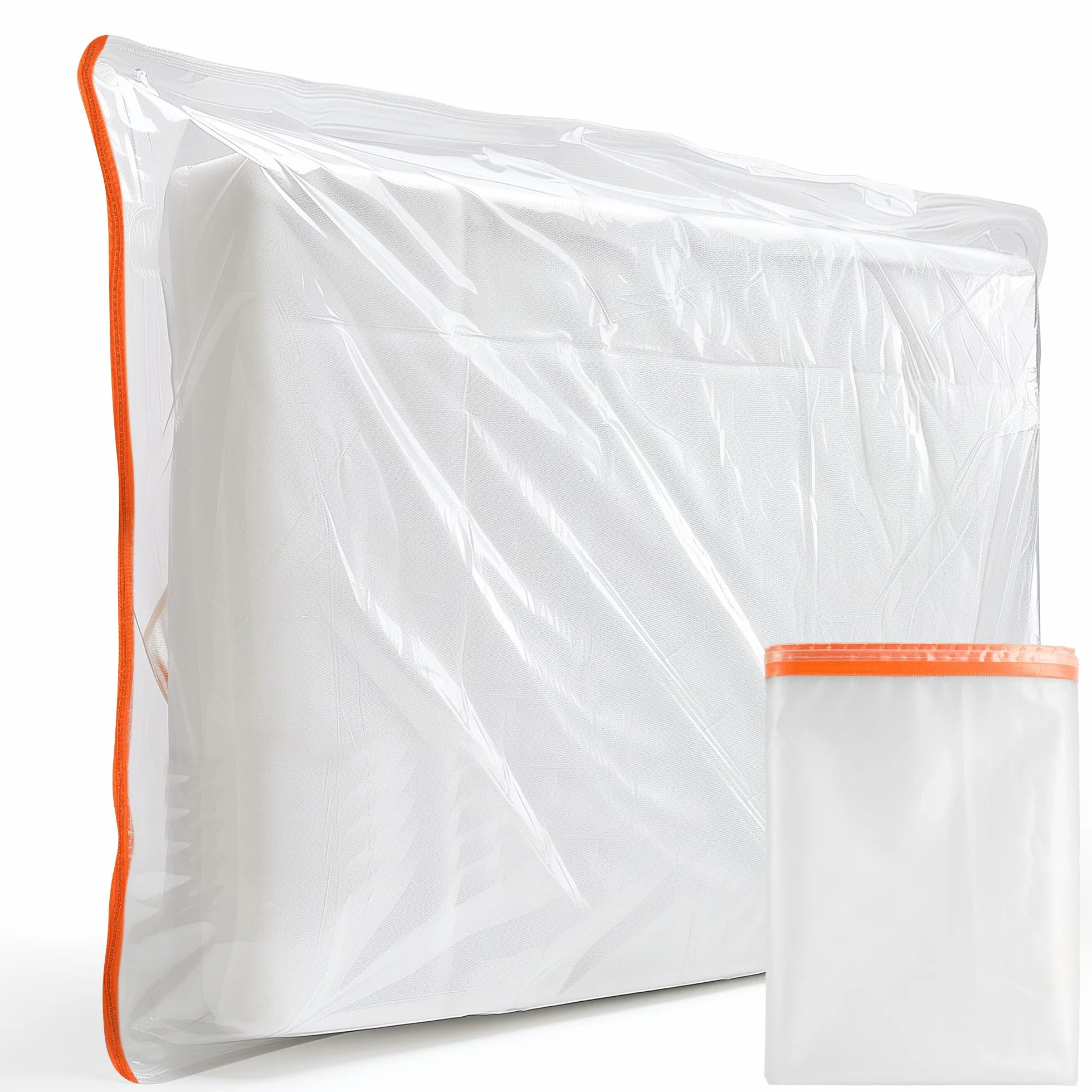 Funda Colchon Impermeable 90 x 200 cm (Grosor 30cm), Protector Colchon con una Práctica Cremallera Doble, Escabroso Apta para Mudanzas, Almacenamiento y Transporte