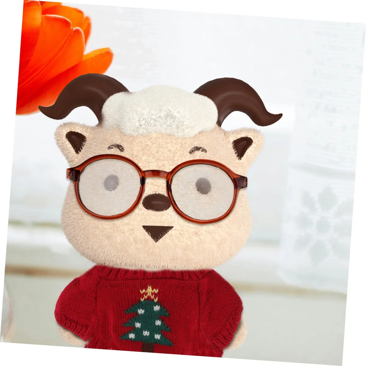 VICASKY 6 Piezas Gafas de muñeca anteojos en Miniatura anteojos de muñeca en Miniatura Gafas para muñecas Gafas de Juguete Accesorios para Vestir muñecas muñeca Gafas Adornos el plastico