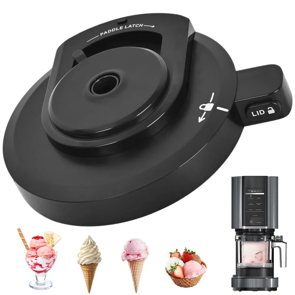 Tapa Exterior para Máquina de Hielo, Compatible con Ninja NC299AMZ/NC300/NC301 Series, Accesorio de Tapa de Repuesto Reutilizable, Libre de BPA y Apta para Lavavajillas (No Paddle)